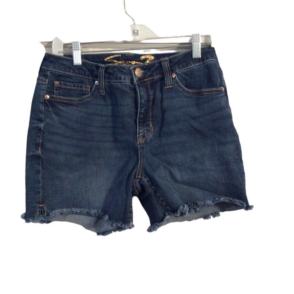 Seven 7 cut off stretch shorts VNC womens size 6 stitched weekend
